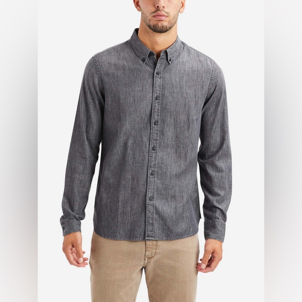 O.N.S Fulton Hemp Twill Shirt Mid-Grey